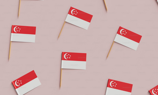 Singapore flags for National Day Snack box which is suitable for corporate gifting and office pantry stocking
