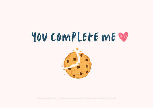 you complete me card for office pantry and corporate gift snack boxes